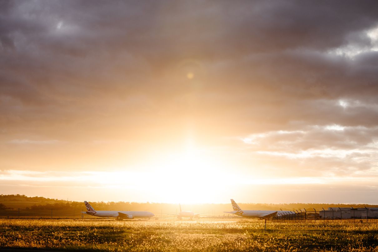 Pictures of Airplanes taxing