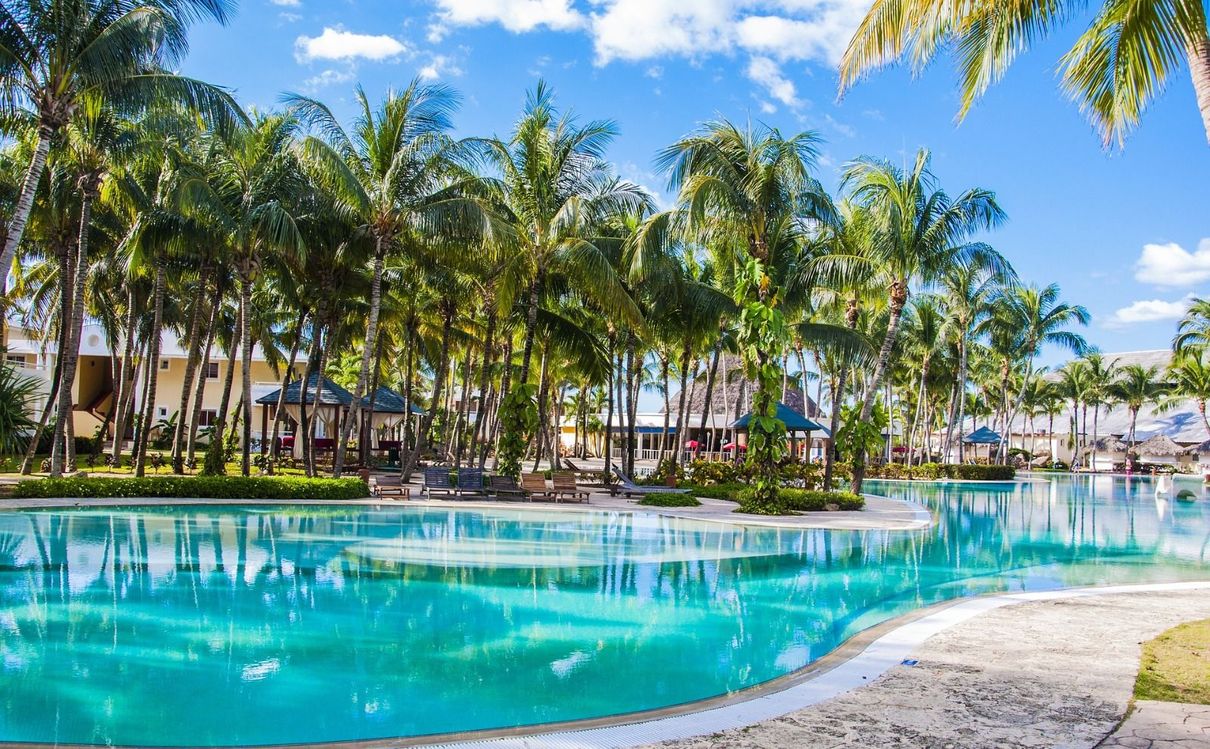 Picture of a pool in a resort